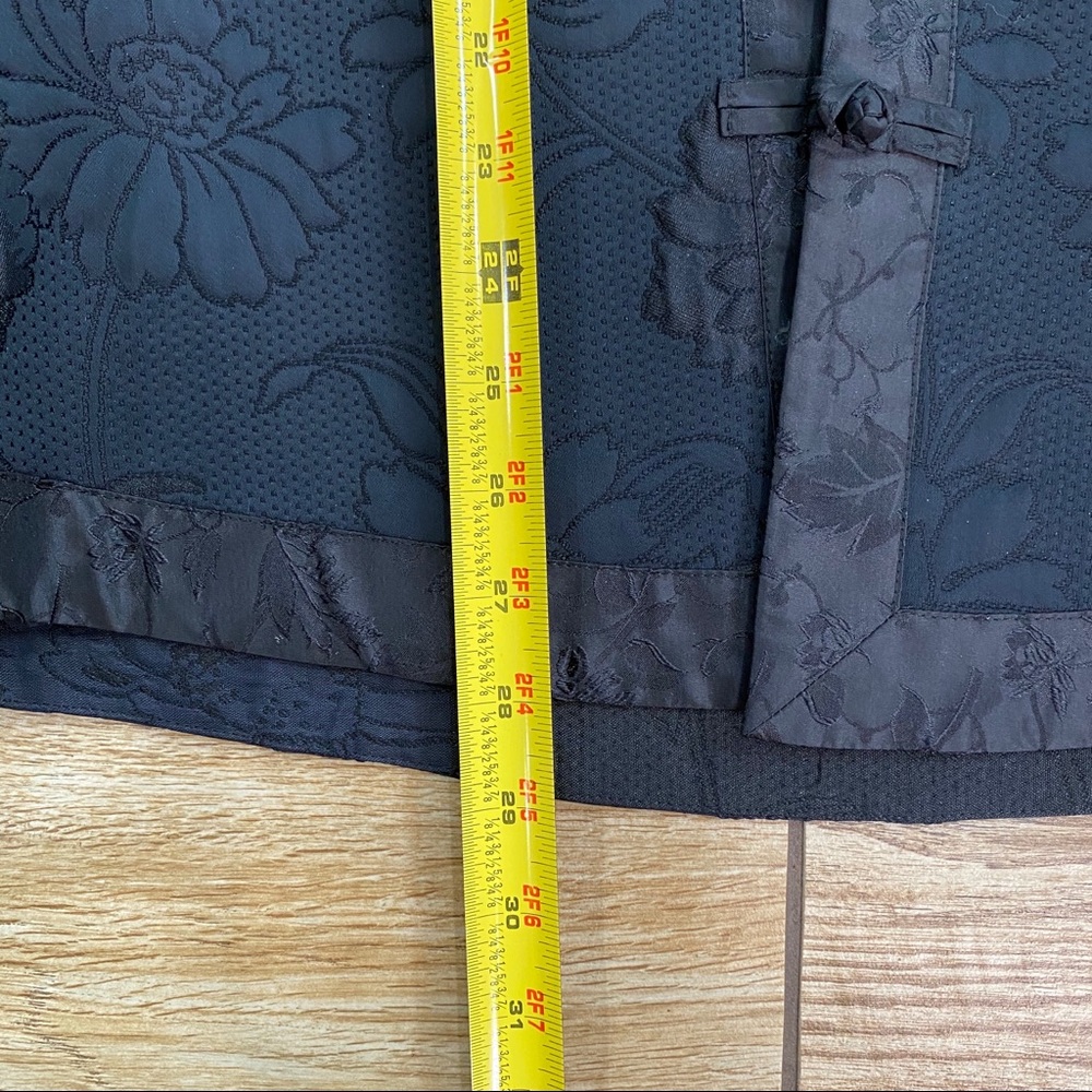 Eskandar Manderin Asian Oriental Vest Jacket 0/6 8 - Picture 7 of 8